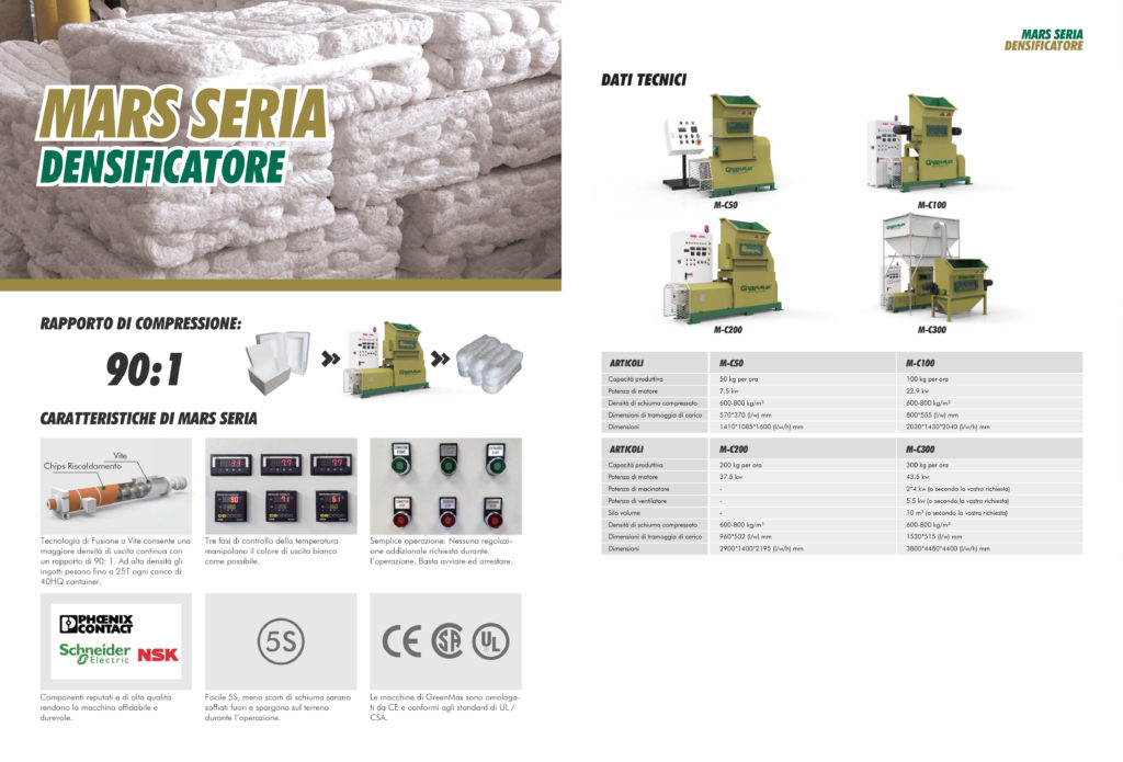 GreenMax Densificatore MARS SERIE