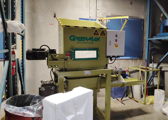 Nuovo GREENMAX compattatore per polistirolo modellomini servito in Canada – GREENMAX  Riciclaggio di Polistirolo