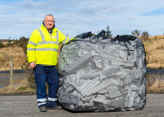 Ritorna il programma di riciclo di polistirolo nel Consiglio dell’Aberdeenshire